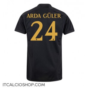 Real Madrid Arda Guler #24 Terza Maglia 2023-24 Manica Corta